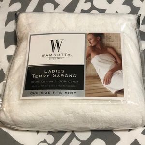 Wamsutta Ladies Terry Sarong 100% Cotton OS